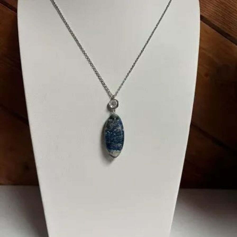 Chico's Sodalite Pendant Necklace